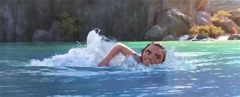 Moana Swiming Disney And More Moana How Far Ill Go