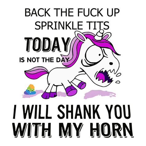 back the fuck up sprinkle tits svg trending svg unicorn sv inspire uplift