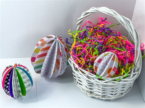 Egg Craft Easy Easter Egg Paper Craft For Kids Color Me Crafty