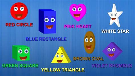 Shapes Colors Song The Shapes Song Learn Shapes And Colors Song For