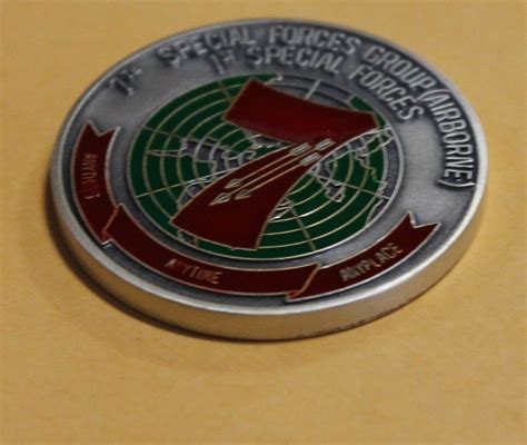 7th Special Forces Airborne Army Challenge Coin Rolyat Military