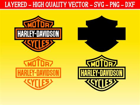 Easy Cut Harley Davidson Svg Layered Vectorency