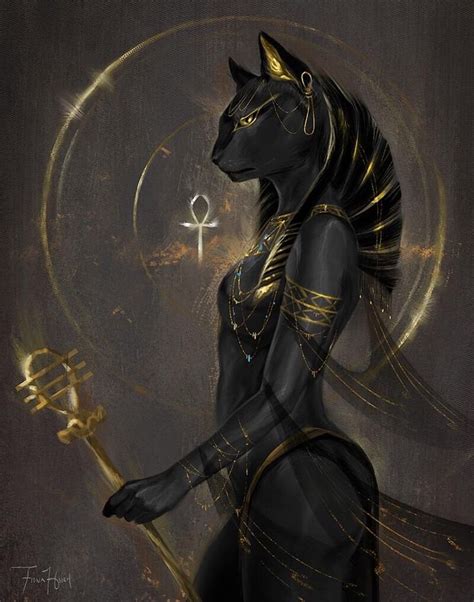 Bastet By Fiona Hsieh In 2020 Bastet Tattoo Egyptian Goddess
