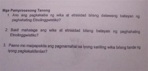 Ano Ang Pagkakaiba Ng Wika At Etsidad Bilang Dalawang Batayan Ng