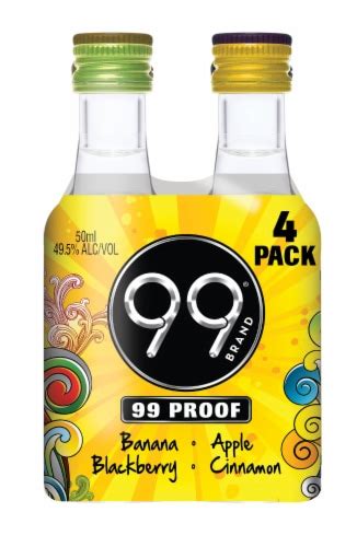 99 Brand Assorted Liqueurs 4 Bottles 50 Ml Kroger