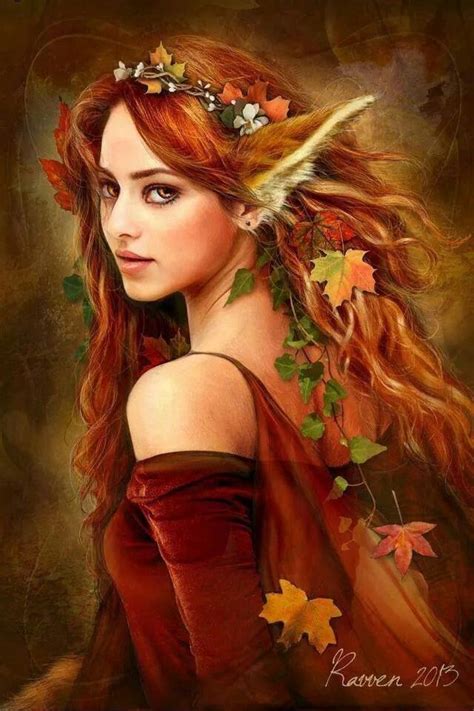 Redheaded Elven Beauty Fantasy Art Elves Elf Fantasy Fairy
