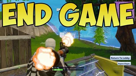 Fortnite Battle Royale End Game Strategy Youtube