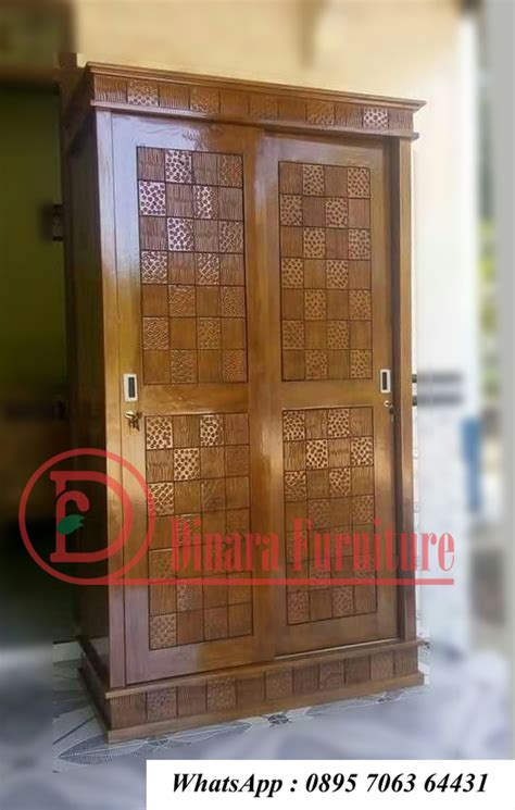 Lemari pakaian 2 pintu neptune adalah solusi terbaik untuk menyimpan pakaian anda. Wardrobe_Lemari Pakaian 2 Pintu Geser Motif Mozaik ...