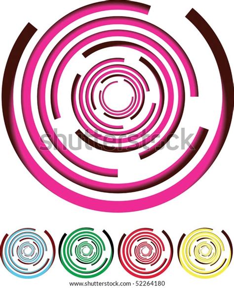 Vector Spiral Rainbow Stock Vector Royalty Free 52264180 Shutterstock