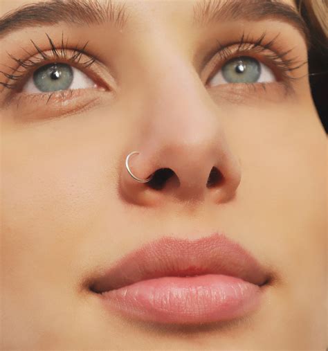 Best Nose Ring Piercing Images Ideas