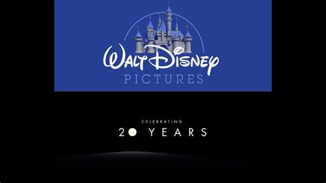 Walt Disney Picturespixar Animation Studios 20 Years Variant Logo