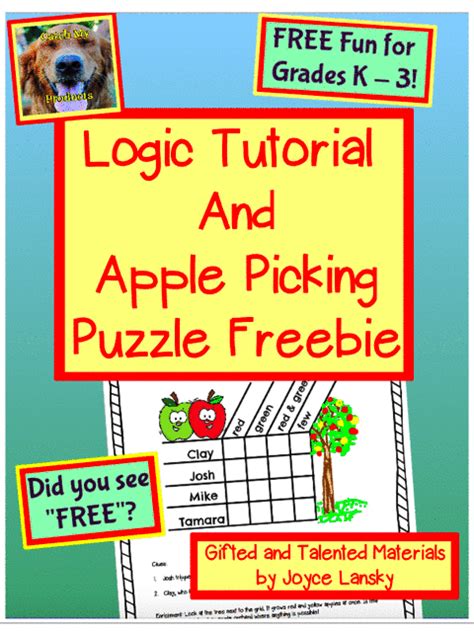 Digital Logic Puzzle Worksheets And Tutorial Free Teaching Elementary