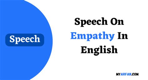 Speech On Empathy In English 123 Minutes