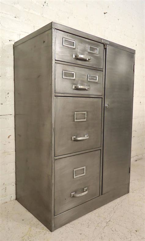 Filing cabinets for home offices, commercial use and everything in between. Industrial Metal File Cabinet at 1stdibs