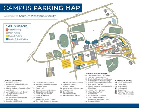 Clemson University Map Pdf