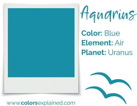 Aquarius Color Palette And Meanings Plus Colors You Should Avoid