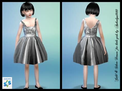 Gold And Silver Dresses At Amberlyn Designs Sims 4 Updates