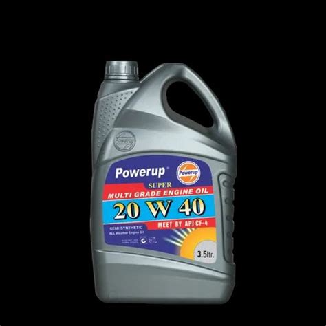 Powerup Super 20W 40 CF 4 Synthetic Bland Multi Grade Engine Oil 3 5L