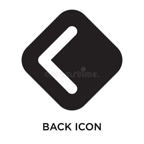 Back Icon Vector Sign And Symbol Isolated On White Background Back