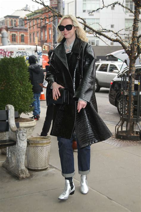 Gwendoline Christie In Leather Coat Out In Nyc 11 Gotceleb