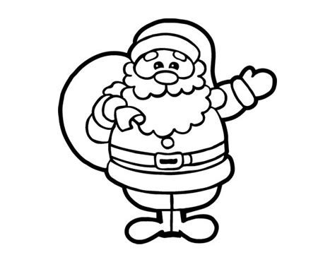 Aprender Acerca 93 Imagen Dibujos De Santa Claus Para Colorear E