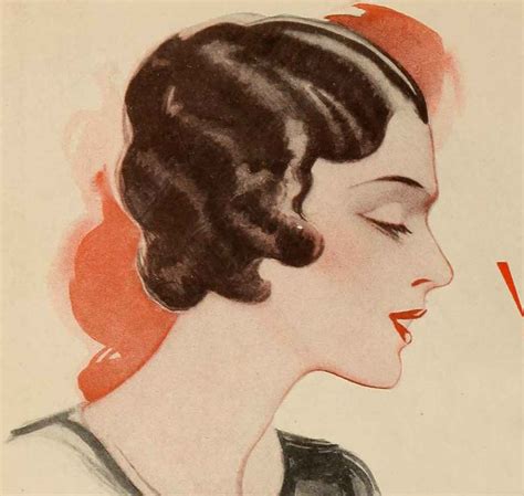 1930s Hairstyle A Smart Coiffure For Summer 1931 Glamour Daze