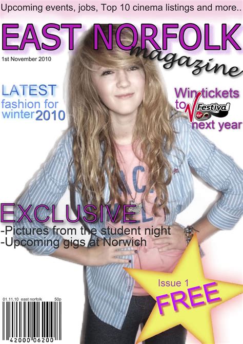 Emily Slegg S AS Media Blog Analysis Of My College Magazine Front Cover