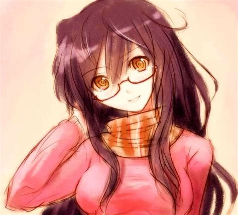 Anime Girl With Glasses Image By