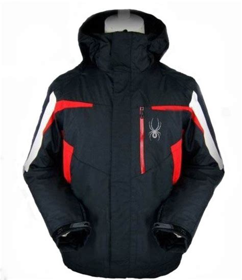 Spyder Ski Snowboard Jackets Black Red Ski Jacket Jackets Jacket Sale