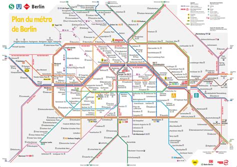 Métro Berlin Prix et billets horaires plan lignes Bons Plans Berlin