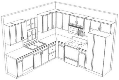 Layout Option For L Shaped Kitchen With Sink Under Window Small