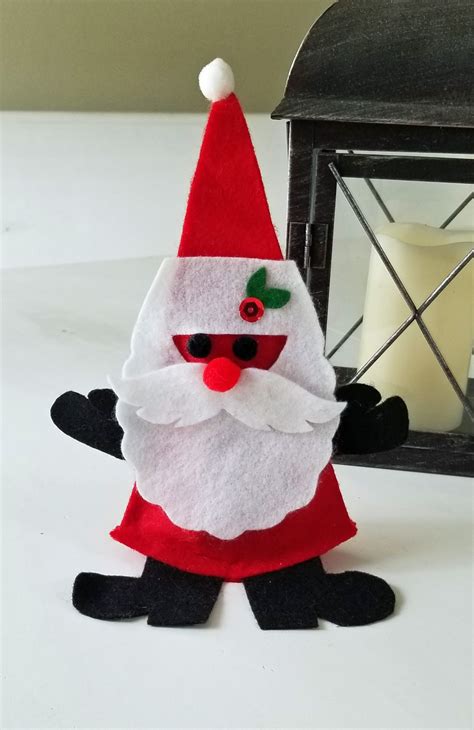 Christmas In July Free Felt Santa Pattern Spindles Designs By Mary