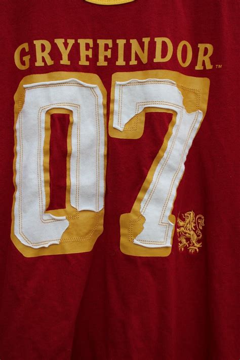 Harry Potter Gryffindor T Shirt Quidditch 07 Red Sho Gem