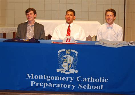 Montgomery Catholic Preparatory News Spring Signing Day At Montgomery