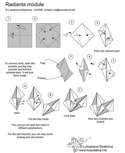 Kusudama Me Site About Modular Origami Origami Techniques Modular