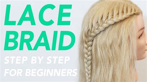 How To Lace Braid Step By Step For Beginners Simple And Easy Braided