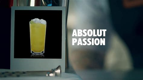 absolut passion drink recipe how to mix youtube
