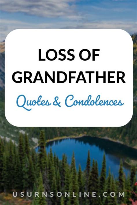 50 Meaningful Loss Of Grandfather Quotes And Condolences Urns Online