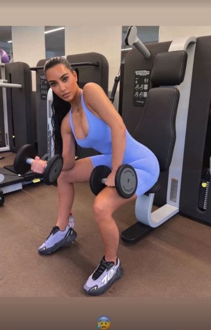 inside kim kardashian s grueling fitness routine as she hits the gym at least 5 days a week at 5