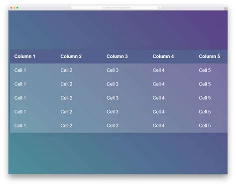 40 Best Css Table Templates For Creating Appealing Tables 2021