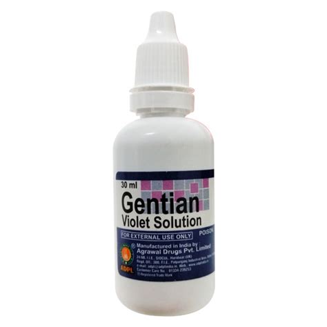 Buy Agrawal Gentian Violet Solution 30 Ml Online At Best Price Wound Wash