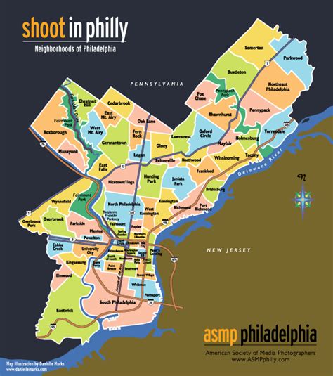 Printable Map Of Philadelphia Neighborhoods Printable World Holiday