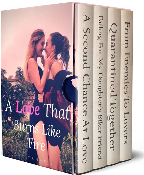 A Love That Burns Like Fire 4 Book Steamy Lesbian Romance Boxset With Themes Like Age Gap