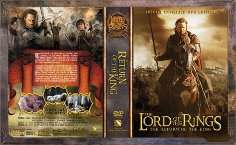 The Lord Of The Rings The Return Of The King Movie Dvd Custom