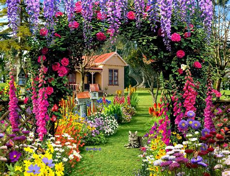 Download Flower Garden Wallpaper Or Background Diariesofafashionfreak