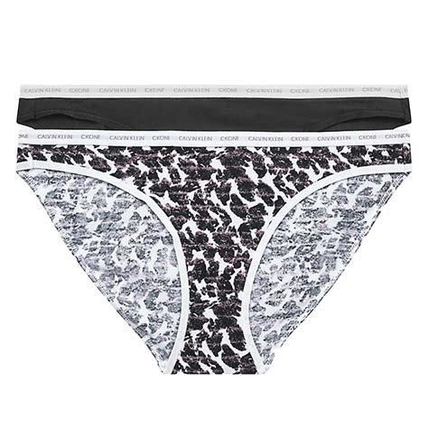 calvin klein 2pk bikini leopard print briefs jarrold norwich