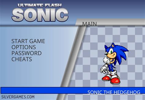 Ultimate Flash Sonic Play Online On Silvergames 🕹️