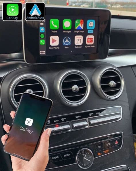 Système Apple Carplay Sans Fil Et Android Mercedes Classe C Glc