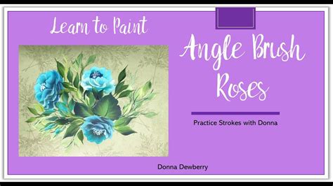 Painting Flowers Tutorial Flower Tutorial Flower Painting Donna