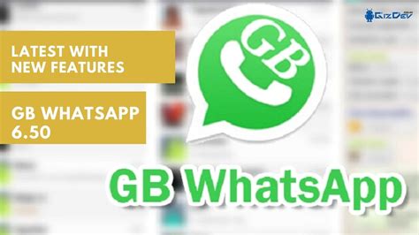 Gbwhatsapp is the most popular mod of official whatsapp messenger. GB WhatsApp 6.50 MOD APK For Android With New Updated Features